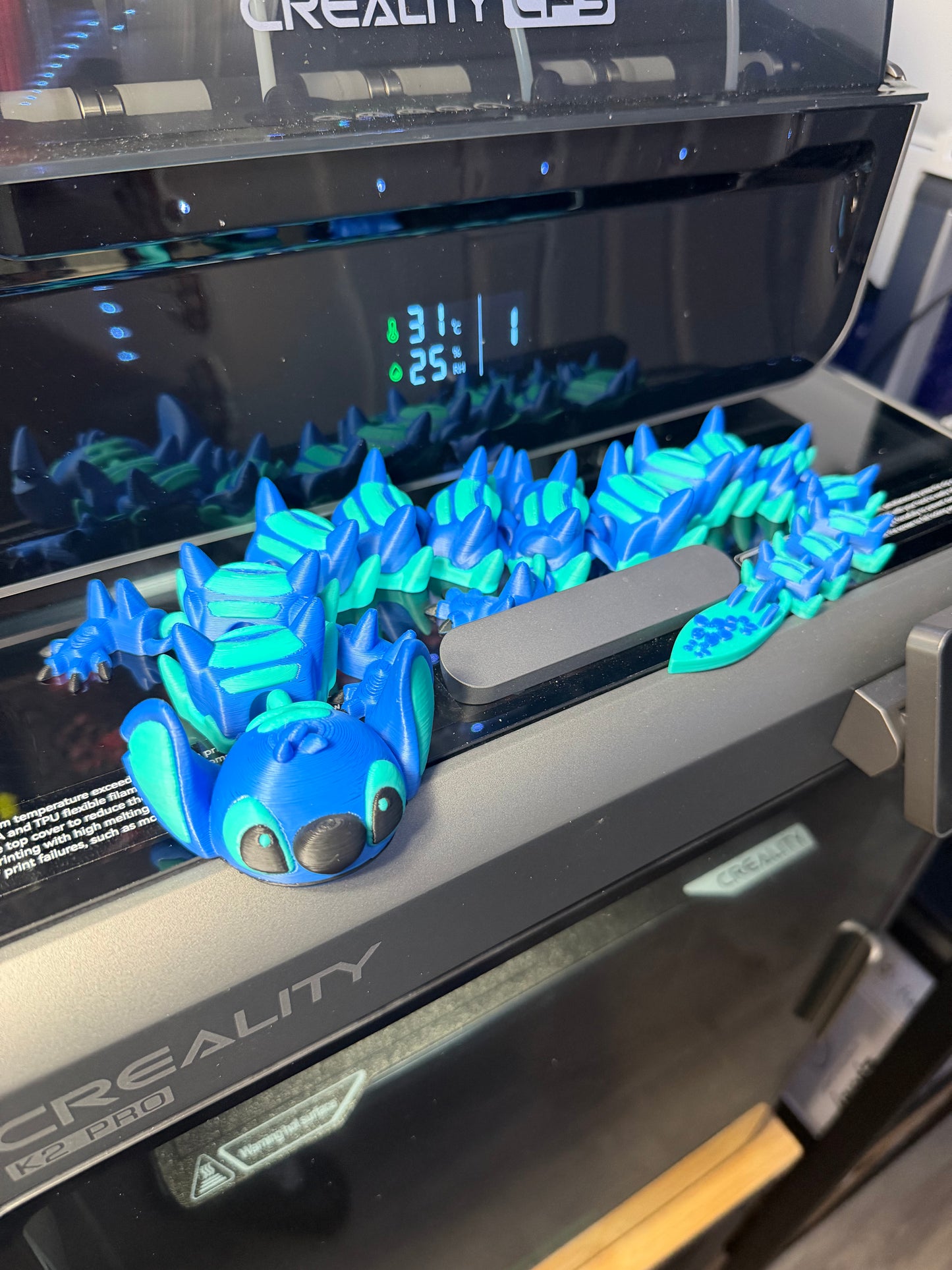 Blue alien Dragon