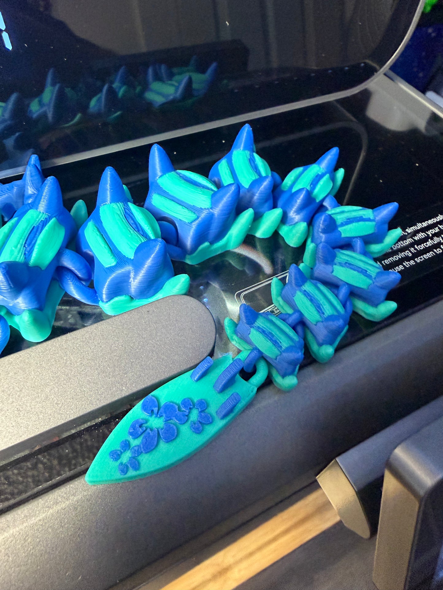 Blue alien Dragon