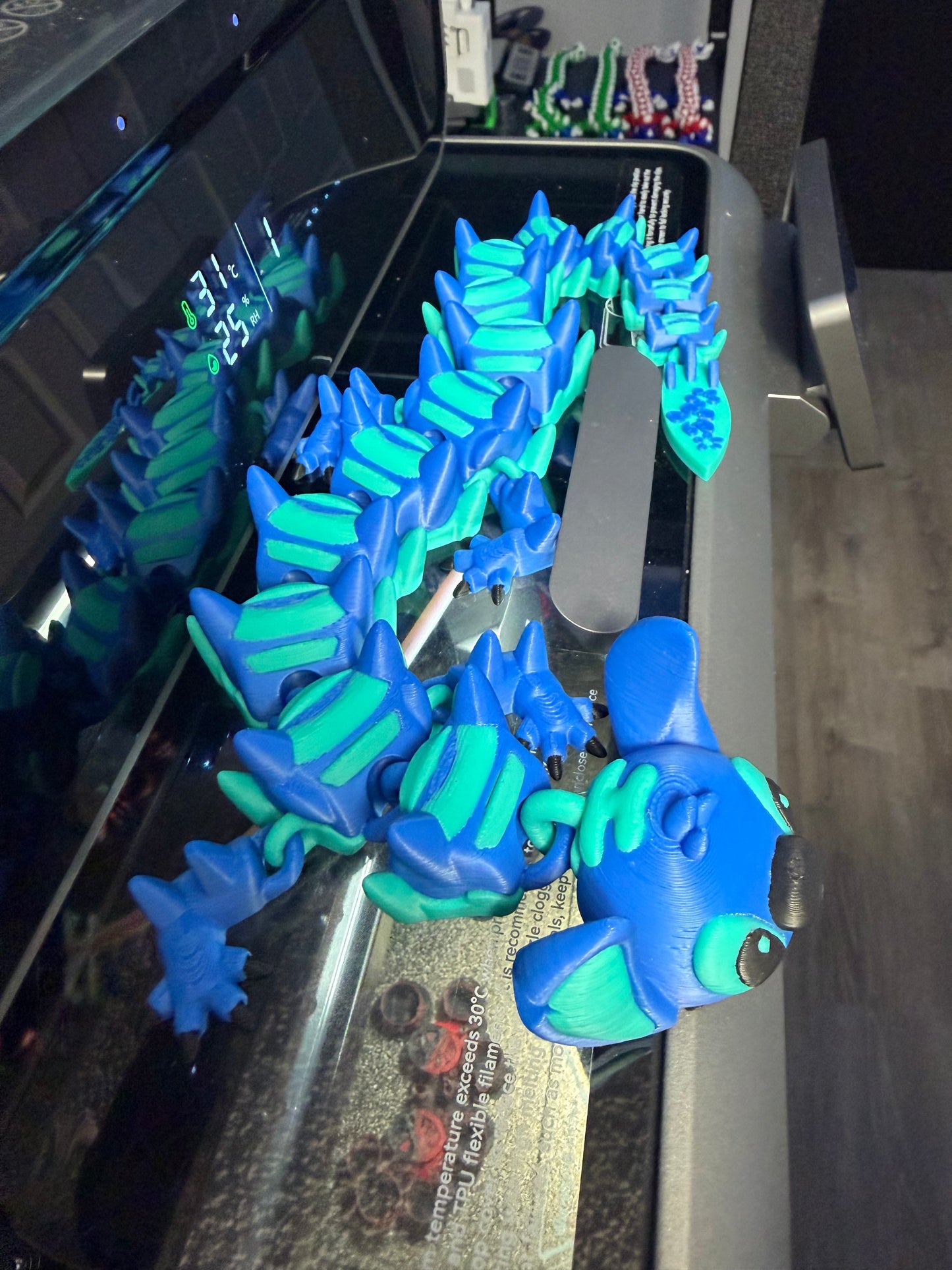 Blue alien Dragon